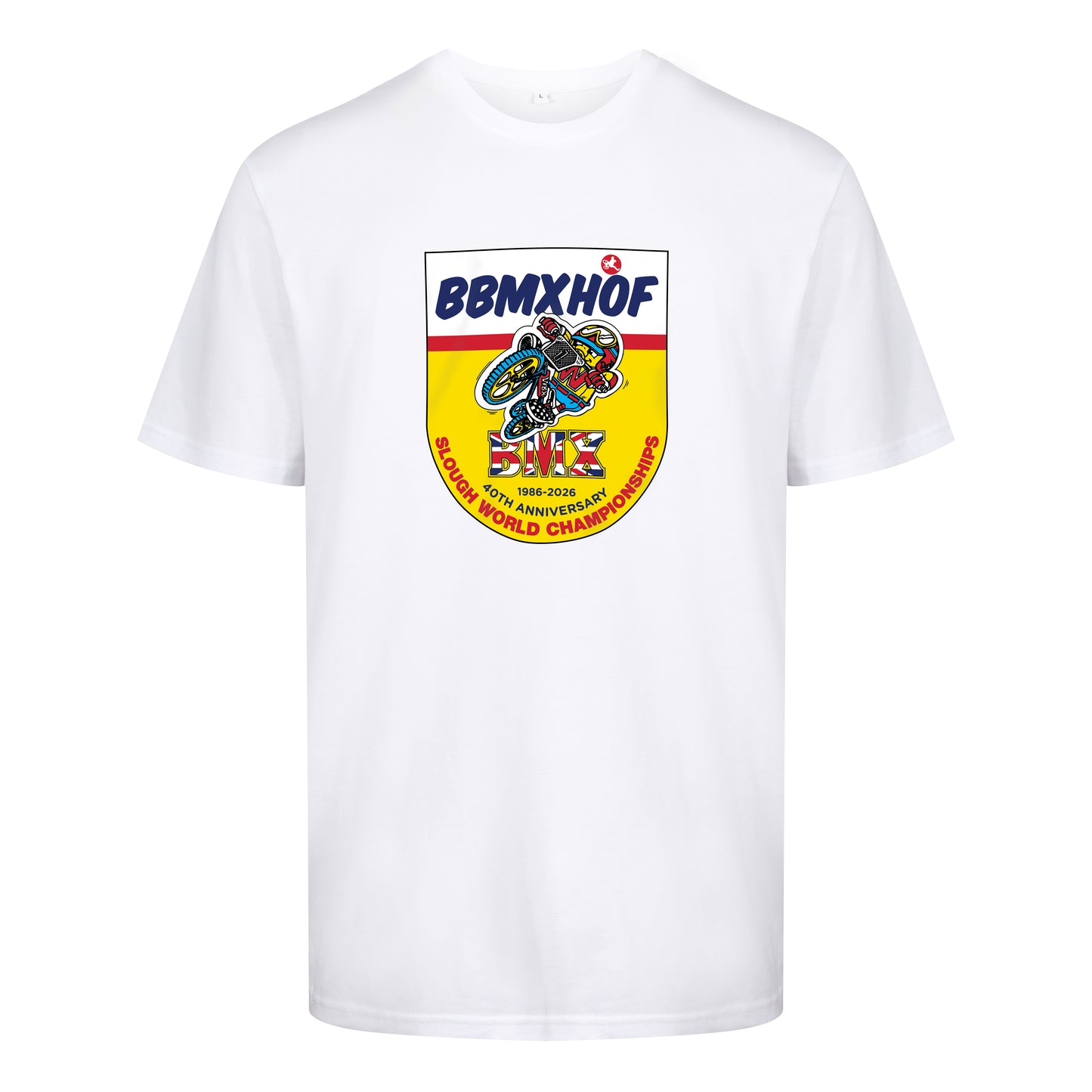 BBMXHOF Slough World Championships 40th Anniversary - White